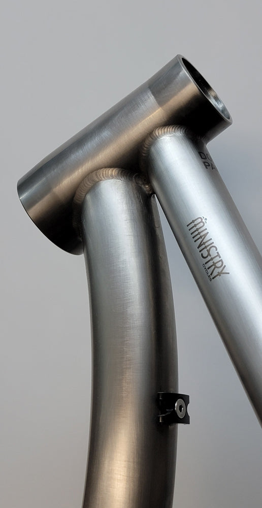 Ministry Cycles Psalm 150Ti Head Tube Detail